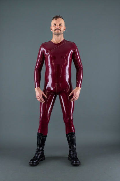DIAGONAL ZIP SUIT