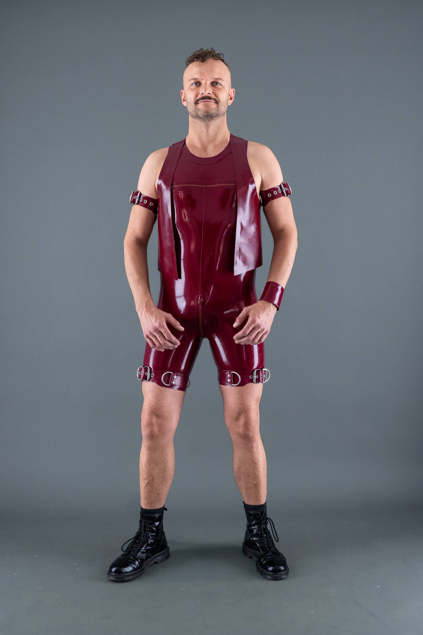 The Chest Zip Short Suit + Waistcoat