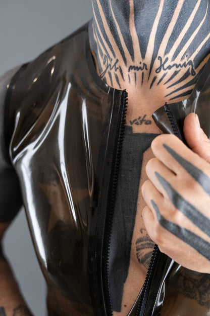 Sleeveless Zipper Shirt
